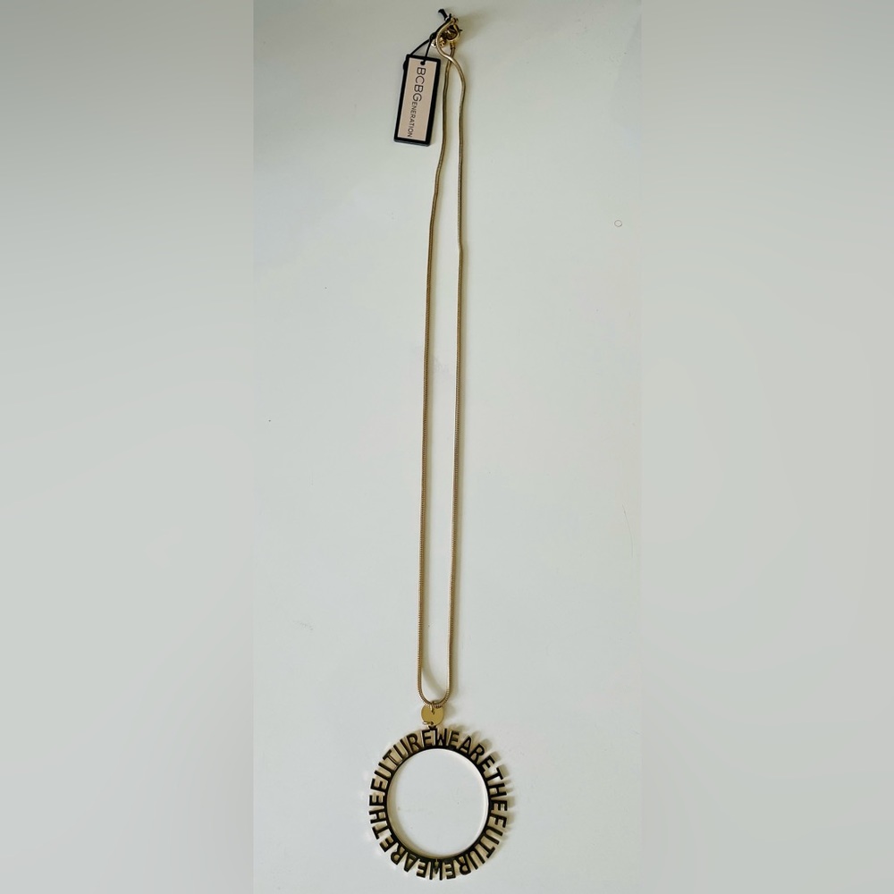 NWT BCBGeneration “We Are The Future” Necklace